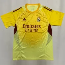 2025-26 Real Madrid  Yellow GoalKeeper Soccer Jersey