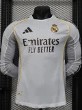 25-26 RMA Home Long Sleeve Player Version Soccer Jersey (长袖球员)