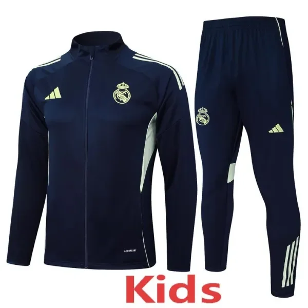 2025-26 Real Madrid  Royal blue Kids Jacket Tracksuit #E2569(童装)(绿标)