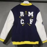 2025-26 Real Madrid Royal Blue Cotton Baseball Jacket