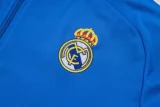 2025-26 Real Madrid Lake blue Kids Jacket Tracksuit #E25140(童装)