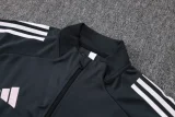2025-26 Real Madrid Dark gray Kids Jacket Tracksuit #E2568(童装)