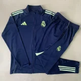 2025-26 Real Madrid  Royal blue Kids Jacket Tracksuit #E2569(童装)(绿标)