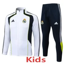 2025-26 Real Madrid White Kids Jacket Tracksuit #E2587(童装)
