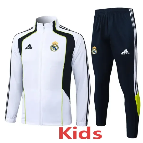 2025-26 Real Madrid White Kids Jacket Tracksuit #E2587(童装)