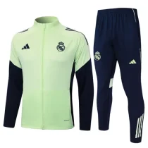 2025-26 Real Madrid  Light green Jacket Tracksuit #A2536