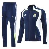 2025-26 Real Madrid Royal Blue Jacket Tracksuit #03