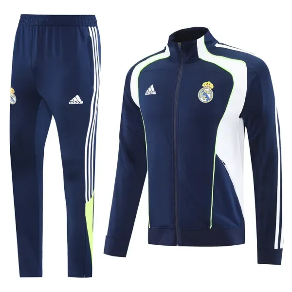 2025-26 Real Madrid Royal Blue Jacket Tracksuit #03