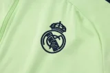 2025-26 Real Madrid  Light green Jacket Tracksuit #A2536