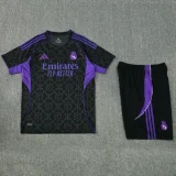 2025-26 Real Madrid Black Training Short Suit