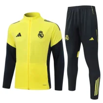 2025-26 Real Madrid Yellow Jacket Tracksuit #A2566