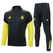 2025-26 Real Madrid Dark gray Jacket Tracksuit #A2547