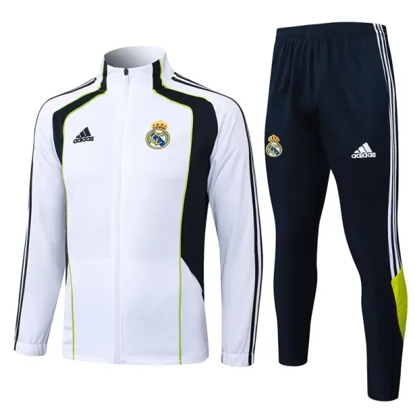 2025-26 Real Madrid White Jacket Tracksuit #A2553
