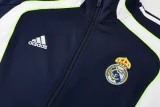 2025-26 Real Madrid Royal Blue Jacket Tracksuit #03