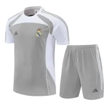 2025-26 Real Madrid  Grey white Training Short Suit