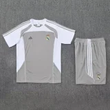 2025-26 Real Madrid  Grey white Training Short Suit