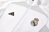 2025-26 Real Madrid White Jacket Tracksuit #07