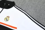 2025-26 Real Madrid White black Jacket Tracksuit #F24