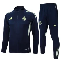 2025-26 Real Madrid Dark gray Jacket Tracksuit