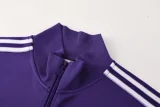 2025-26 Real Madrid Purple Jacket Tracksuit #09