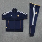 2025-26 Real Madrid  Royal Blue Jacket Tracksuit #02