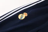 2025-26 Real Madrid  Royal Blue Jacket Tracksuit #02
