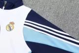 2025-26 Real Madrid White Jacket Tracksuit #F23