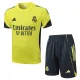 2025-26 Real Madrid Yellow Training Short Suit #D25131