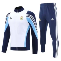 2025-26 Real Madrid White Jacket Tracksuit #F23
