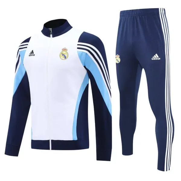 2025-26 Real Madrid White Jacket Tracksuit #F23