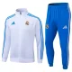2025-26 Real Madrid White Jacket Tracksuit