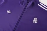 2025-26 Real Madrid Purple Jacket Tracksuit #09