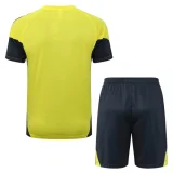 2025-26 Real Madrid Yellow Training Short Suit #D25131