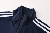 2025-26 Real Madrid  Royal Blue Jacket Tracksuit #02