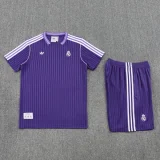 2025-26 Real Madrid Purple Training Short Suit