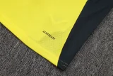 2025-26 Real Madrid Yellow Training Short Suit #D25131