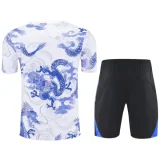 2025-26 Real Madrid White Training Short Suit