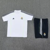 2025-26 Real Madrid White Training Short Suit