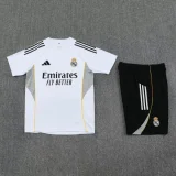 2025-26 Real Madrid White Training Short Suit