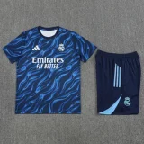 2025-26 Real Madrid Blue Training Short Suit