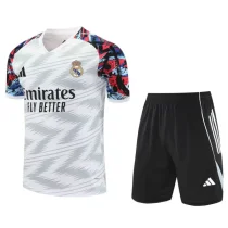 2025-26 Real Madrid White Training Short Suit