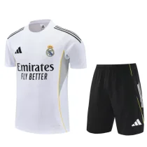 2025-26 Real Madrid White Training Short Suit