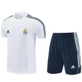 2025-26 Real Madrid White Training Short Suit