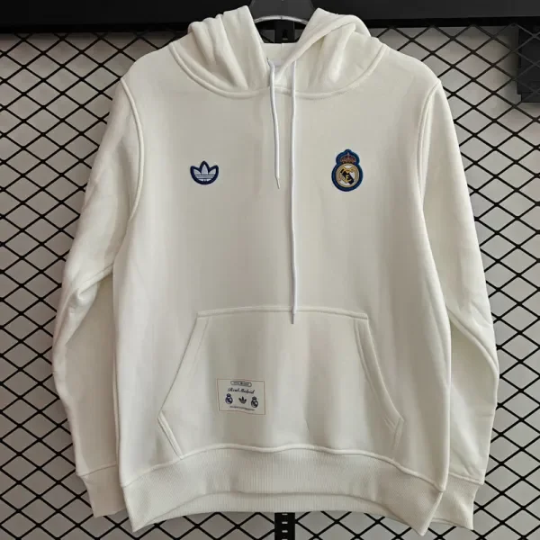 2025-26 Real Madrid White Hoody 白色(加绒)