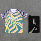 2025-26 Real Madrid Yellow green Training Short Suit
