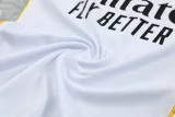 2025-26 Real Madrid White Training Short Suit