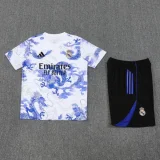 2025-26 Real Madrid White Training Short Suit
