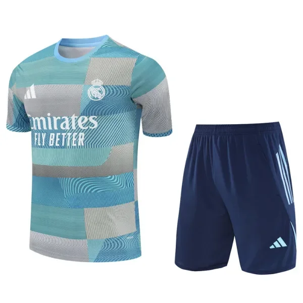 2025-26 Real Madrid Light blue Training Short Suit