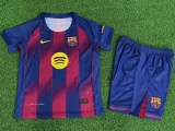 2025-26  Barcelona Home Kids Player Version Soccer Jersey (球员童装)