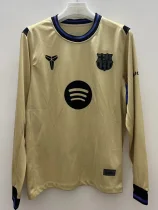 2025-26  Barcelona Away Long Sleeve Soccer Jersey (长袖)
